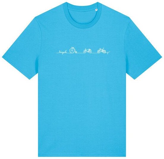 Brandless Basic Bio Unisex T-Shirt Bicycle Line 180g/m² XXS - 3 XL