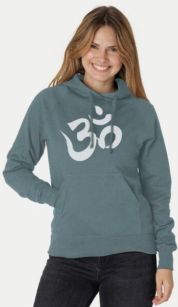 Peaces.bio - handbedruckte Biomode Bio-Damen-Kapuzensweater Om