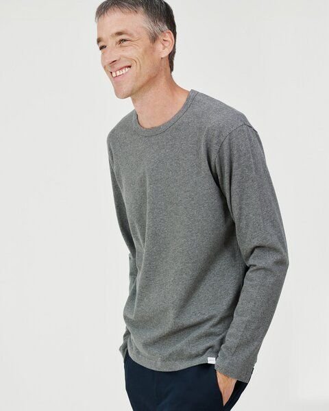 SANVT Das Langarm T-Shirt - Dunkelgrau