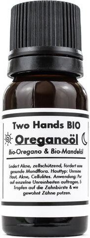 Two Hands BIO Oreganoöl mit Bio-Oregano & Bio-Mandelöl - 5% Extrakt - Bio Vegan
