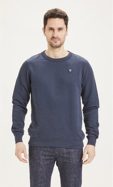 KnowledgeCotton Apparel Sweatshirt - ELM basic badge sweat - aus Bio-Baumwolle