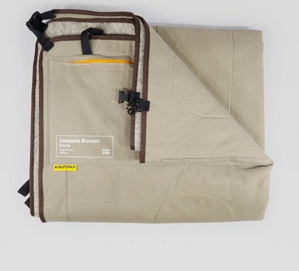 KOKOVOKO Outdoordecke CAMPSITE BLANKET Stone
