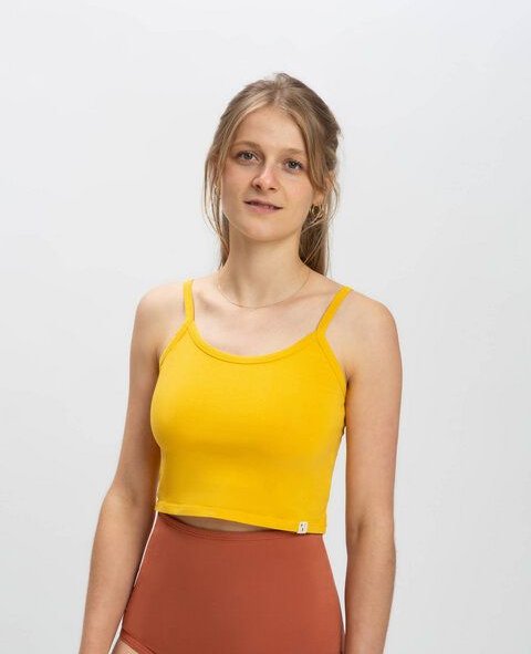 Matona Crop Top aus Baumwolle für Frauen / Basic Crop Top