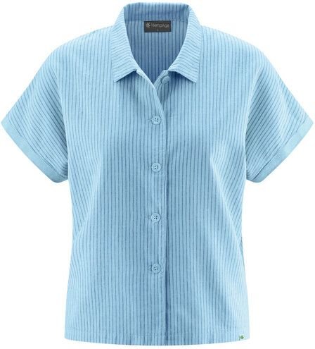 HempAge Kurzarm-Bluse Hanf/Biobaumwolle