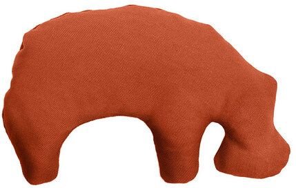 Grüne Pfote® Öko-Hundespielzeug Kleines Nilpferd aus Granada mit Bio-Dinkelfüllung