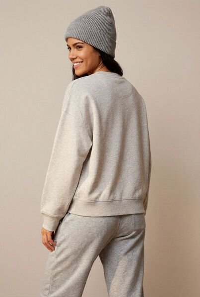 THE FACE OF ELEMENTS IT'S THE LOVE STUPID - RELAXED BOXY FIT SWEATSHIRT AUS 100% BIO-BAUMWOLLE