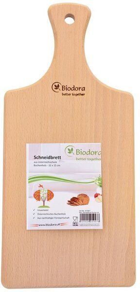 Biodora Großes Holzbrett mit Griff