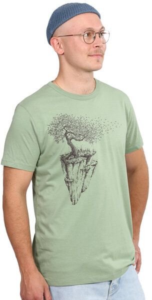 Life-Tree Fairwear Bambus Shirt Men Bamboo Green Maple Island