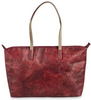 BELEAF Vegane Tasche "SHOP LEAF" aus Blattleder