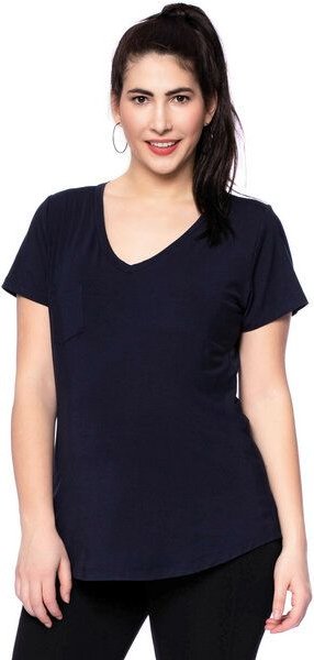 Milchshake CASSI zweilagiges Oversized Umstands- und Stillshirt aus Tencel-Modal