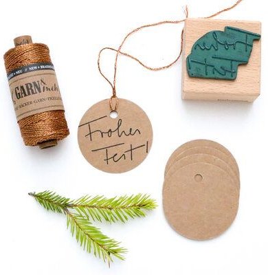 STUDIO KARAMELO Stempel Handlettering Frohes Fest, Für Dich, Alles Gute, verschiedene Motive