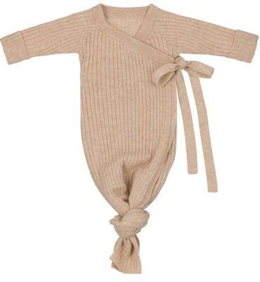 Moalie Babyschlafanzug Merinowolle – 100 % mulesingfrei, 0–6 Monate