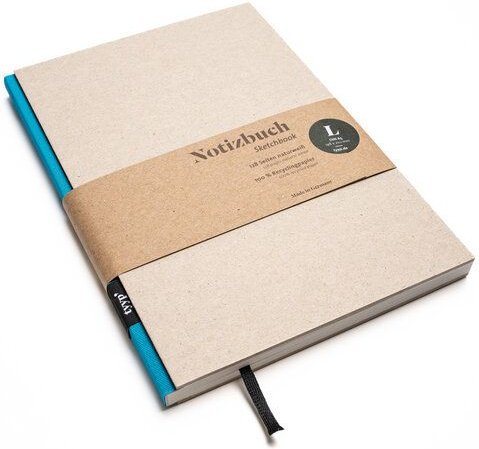 tyyp Design-Notizbuch A5 100 % Recyclingpapier „BerlinBook“