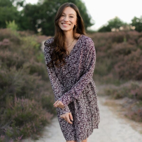 NORDLICHT Kleid Ami mit Blumenmuster aus 100% Ecovero