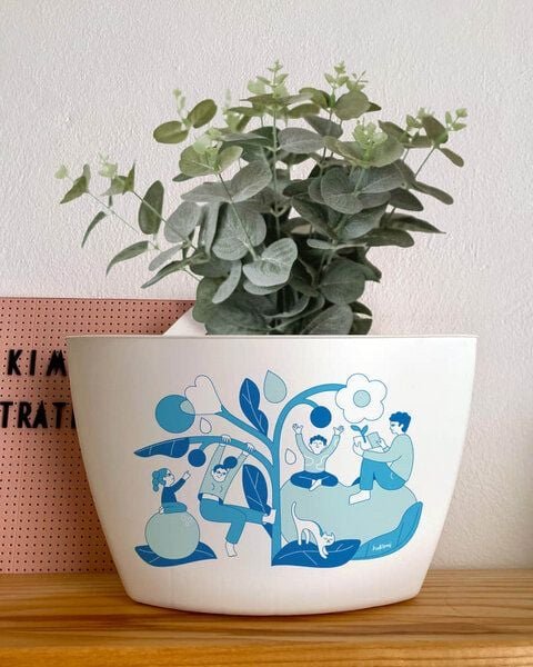 CitySens Wandtopf Family by Hikimi