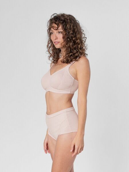 Thumbnail - erlich textil Henriette bügelloser BH mit Spitze aus Bio-Baumwolle, made in Europe