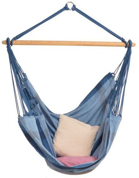 HängemattenGlück Hängesessel aus Bio-Baumwolle, handgewebt, GOTS zertifiziert, Sonjo