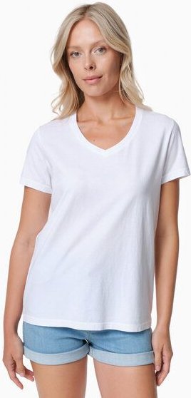 Thumbnail - ORGANICATION TESSA | Basic T-Shirt aus Bio-Baumwolle mit V-Ausschnitt