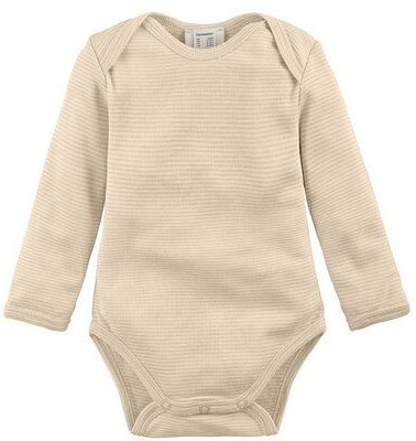 hessnatur Body Langarm Slim aus Bio-Merinowolle mit Seide