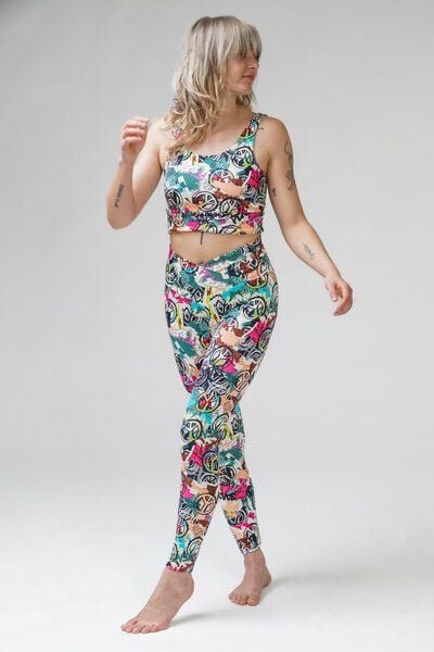 YogiLiebe Yoga double wende Bra "Shanti" aus Bio-Baumwolle