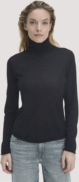 hessnatur Strick Rollkragen Pullover Slim aus reiner Bio-Merinowolle