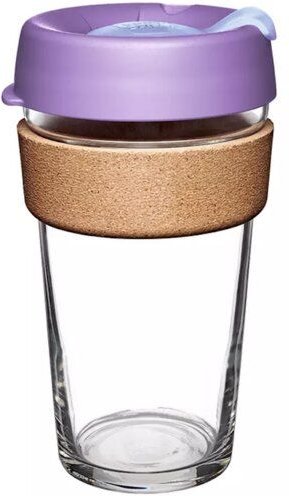 KeepCup L - BREW CORK – Coffee to go Becher aus Glas mit Korkband - 454ml