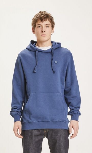 KnowledgeCotton Apparel Kapuzenpullover - Elm Hood Basic Badge Sweat GOTS Vegan
