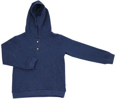 Leela Cotton Baby und Kinder Piqué Kapuzenshirt reine Bio-Baumwolle