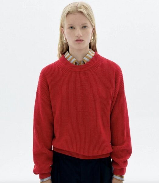 thinking mu Carmen Knitted Sweater