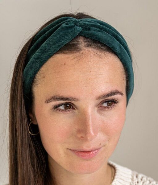 obumi Haarband Bow aus Bio Samt