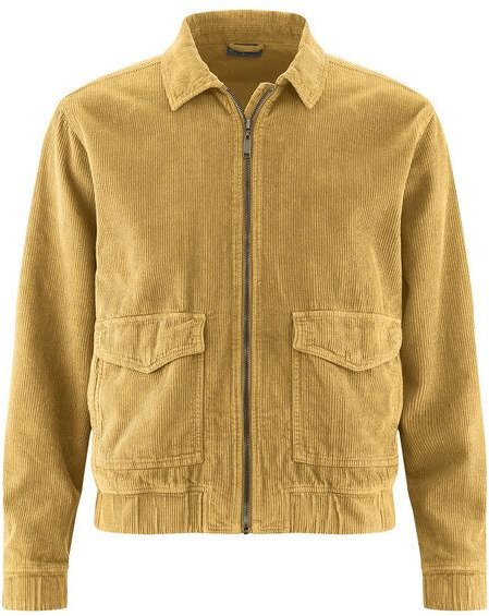 Hempage Herren Cord Jacke gefüttert Hanf/Bio-Baumwolle