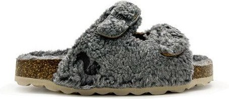 Vegane "thies ® Kids Organic Teddy Sandale" aus rec. PET & Biobaumwolle