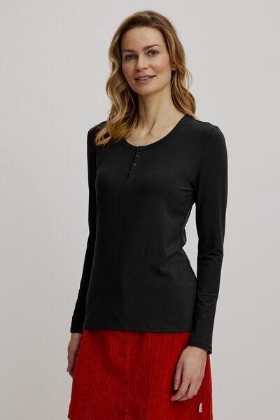 TRANQUILLO Henley-Shirt aus Tencel (W25BAS11)