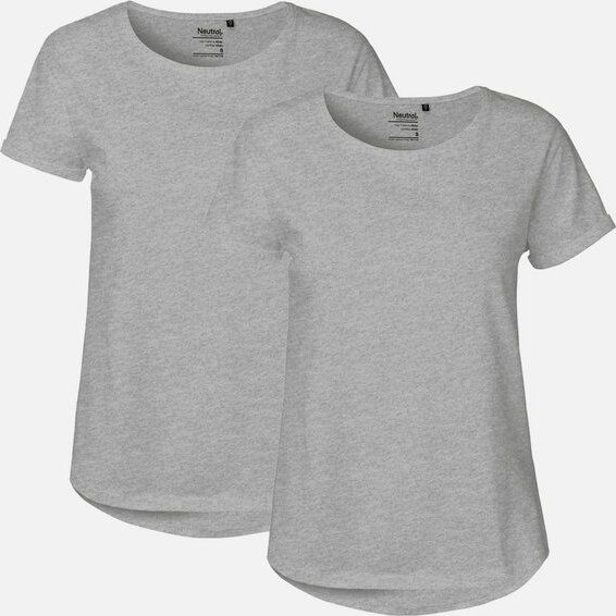 Doppelpack Neutral® Ladies Roll Up Sleeve T-Shirt