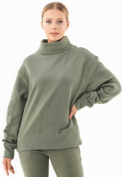 ORGANICATION Sweatshirt aus Bio-Baumwolle mit Rollkragen