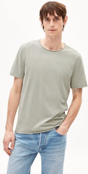 Thumbnail - ARMEDANGELS JAAMES BRUSHED T-SHIRT - Herren T-Shirt aus Bio-Baumwolle