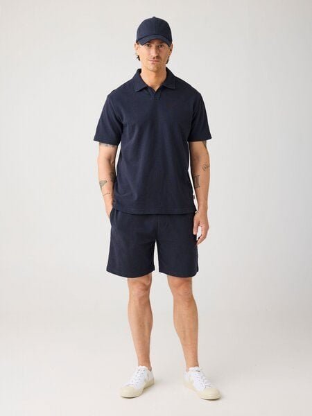 KnowledgeCotton Apparel Lockere Bouclé-Shorts FIG aus Bio-Baumwolle