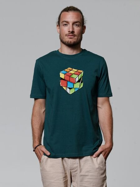 watapparel T-Shirt Unisex Pixel Zauberwürfel