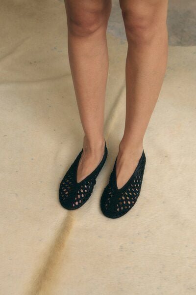 Jutelaune Liv Black Ballerinas