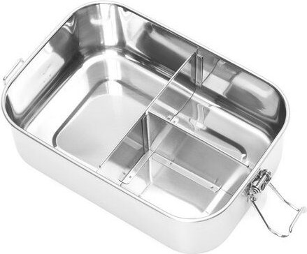 eTHikǝ Bento box: Lunch box with stainless steel compartments