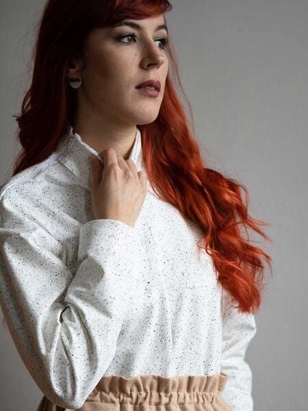 Thumbnail - Ecostories Ladies Turtleneck Pullover Schneegestöber