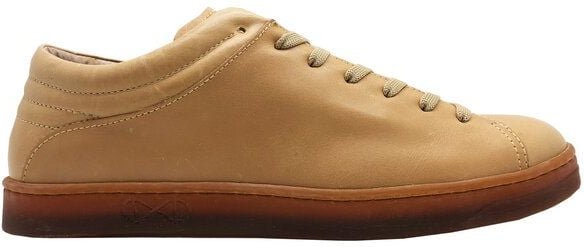 Sneaker aus vegetabil gegerbtem Leder "nat-2 Sleek Low vachetta gum"