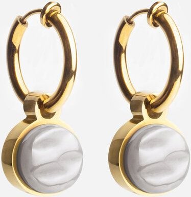 ALEXASCHA Gold Clip Creolen mit Anhänger | Mix & Match