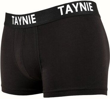 2er-Pack schwarz/weiß - Retroshorts - Biozidfrei - Zertifiziert - TAYNIE HERREN BOXERSCHORTS