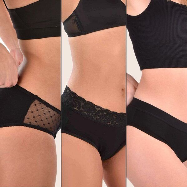 Periodenunterwäsche Strong Bleeder Set | 3 oh moon Slips