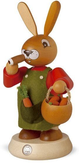 Thumbnail - Müller Seiffen Räucherhase Räucherhasenmann 19 cm großer Osterhase
