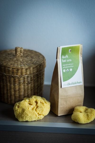 das ökolädchen Menstruationsschwämmchen - wiederverwendbar