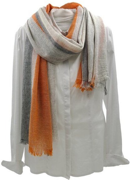 Frida Feeling Wollschal mit Streifen - verschiedene Farben (50 * 180 cm)