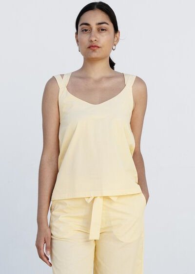 Studio Hertzberg Sommertop Ma-lii mit V-Ausschnitt