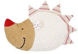 Efie Wärmekissen Igel rot, Dinkelkorn kbA (organic), Made in Germany